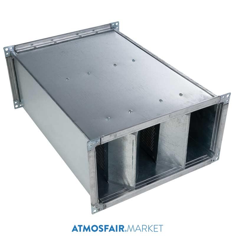 S&P DKS 400mm x 200mm x 600mm Dikdörtgen Kanal Tipi Susturucu