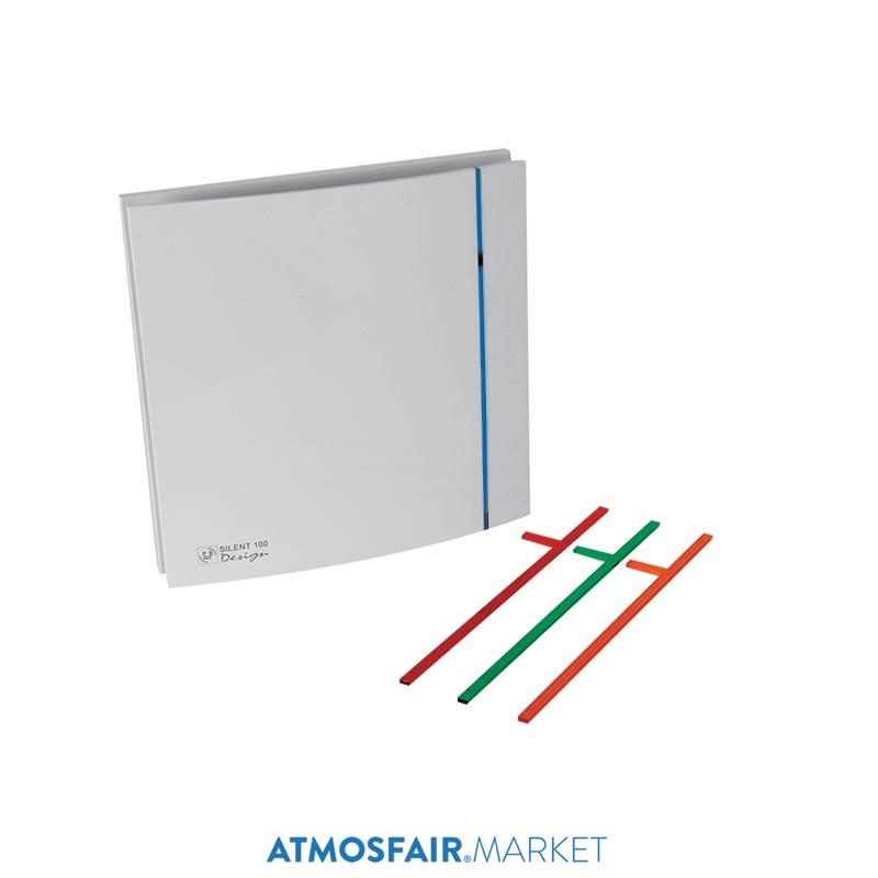 Silent-100 CRZ Design - Sessiz, Geri Tepme Ventilli, Zaman Ayarlı 100'lük Sessiz Banyo Fanı