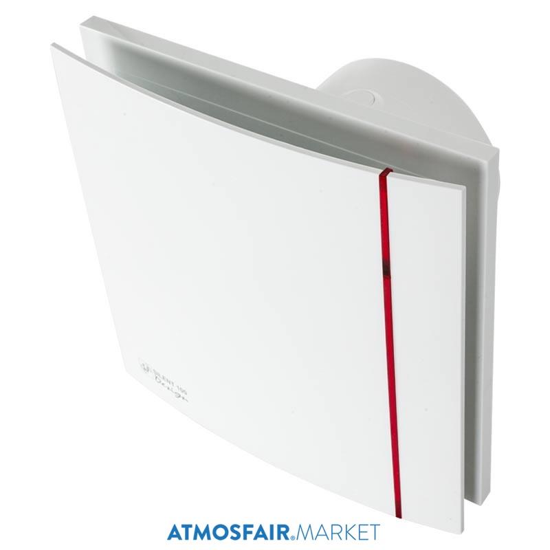 Silent-100 CRZ Design - Sessiz, Geri Tepme Ventilli, Zaman Ayarlı 100'lük Sessiz Banyo Fanı