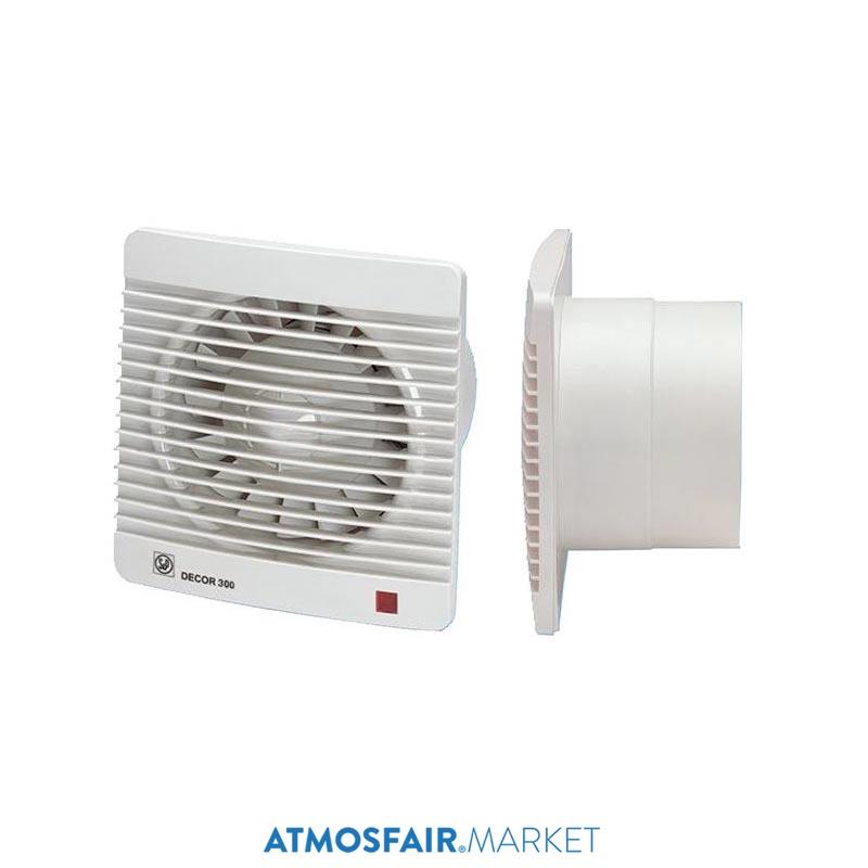 Soler Palau DECOR-300 C Mini Aksiyel FanPilot Lamba, Geri Tepme Ventilli