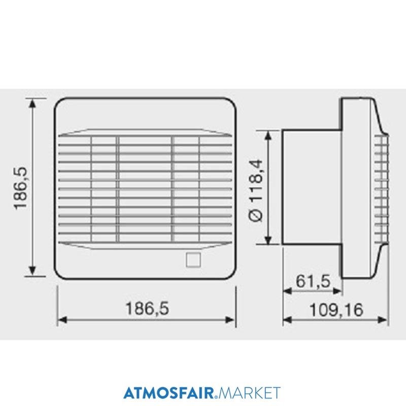 Soler Palau EDM - 200 C Mini Aksiyel Fan