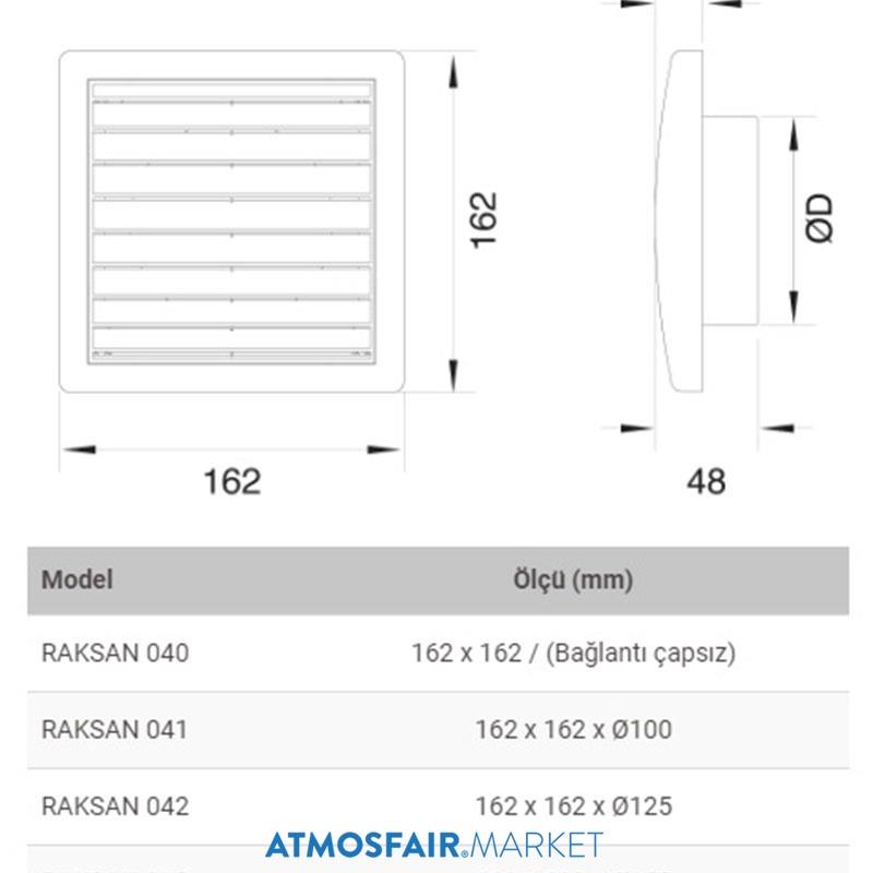 Raksan 042 Smart Düz Panjur