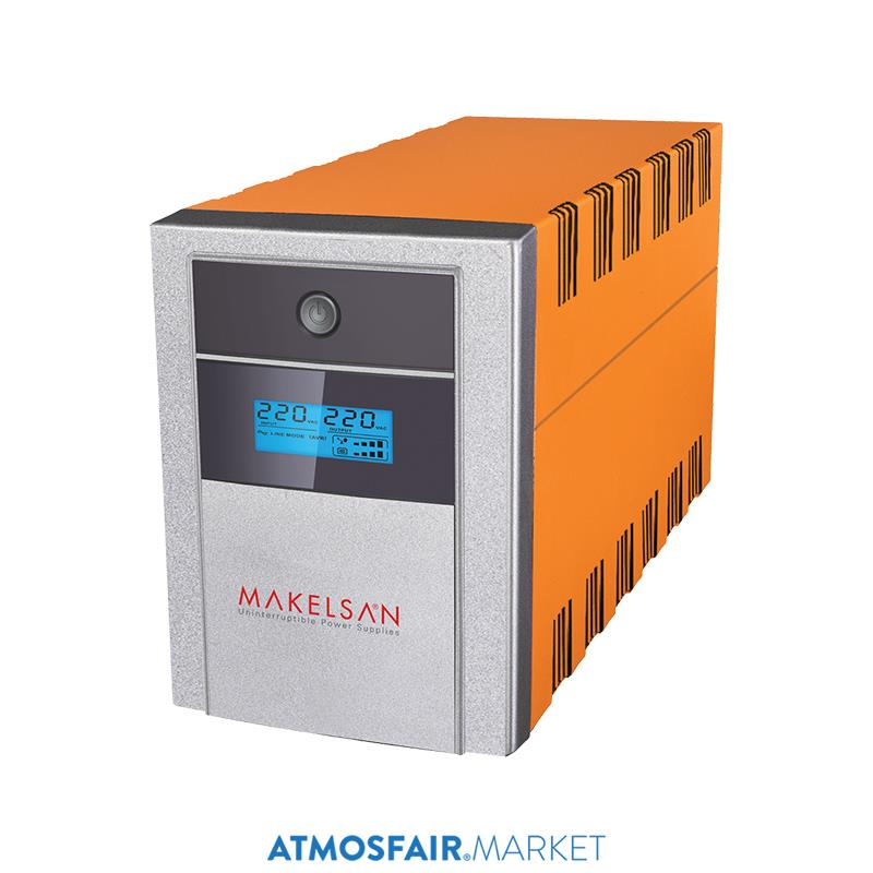 Makelsan 2200VA Kesintisiz Güç Kaynağı (2x12V/9AH) 4-8 Dk.