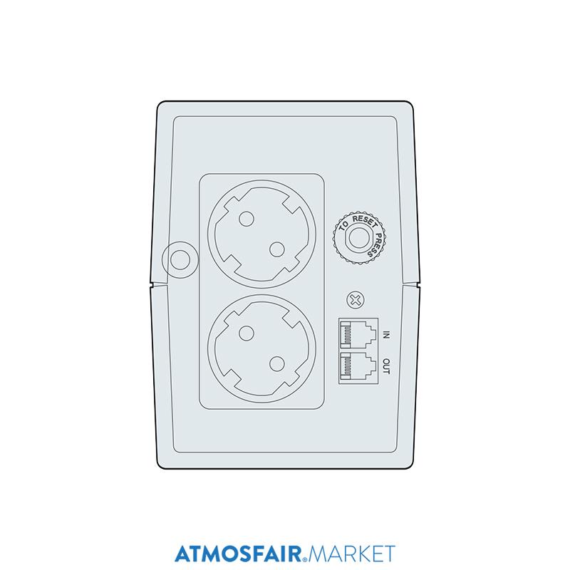 Makelsan 650VA Kesintisiz Güç Kaynağı (1x12V/7Ah) + USB