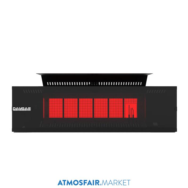 Daygas DSR 9 LCD Seramik Radyant 2 Kademeli 9 kW Gazlı Isıtıcı