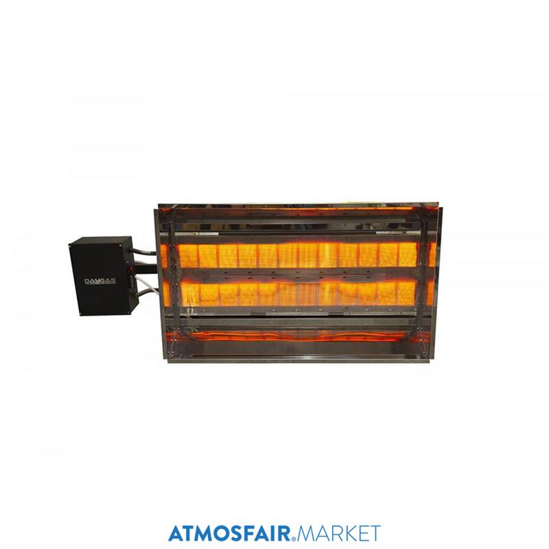 Daygas DSR 40 Endüstriyel Seramik Radyant 2 Kademeli 38,5 kW Gazlı Isıtıcı