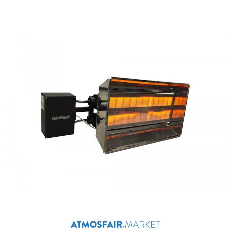 Daygas DSR 40 Endüstriyel Seramik Radyant 2 Kademeli 38,5 kW Gazlı Isıtıcı